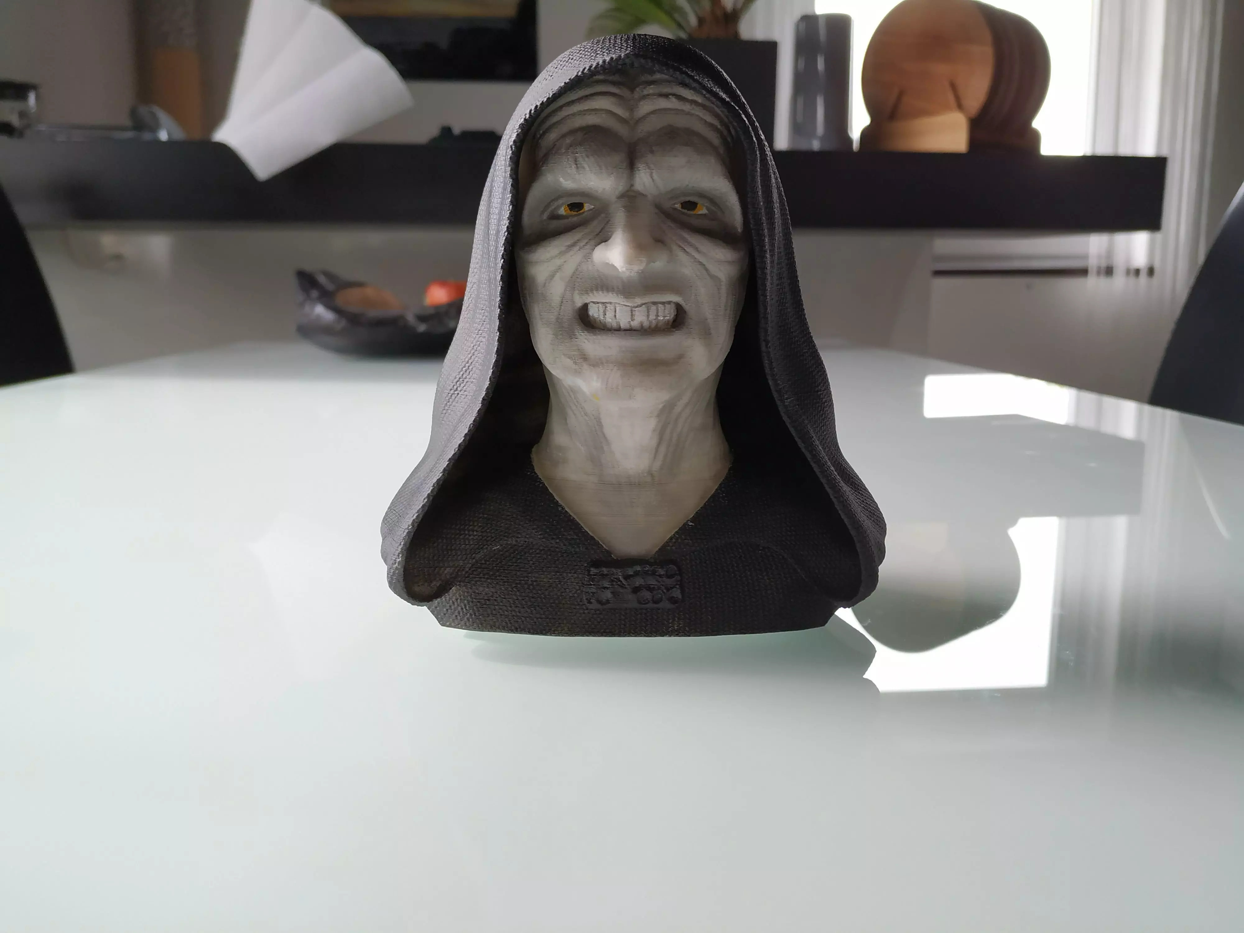 Palpatine Darth Sidious Bust 3D print model_0