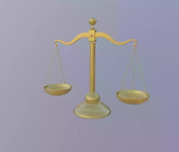 Balance Scale 3D model