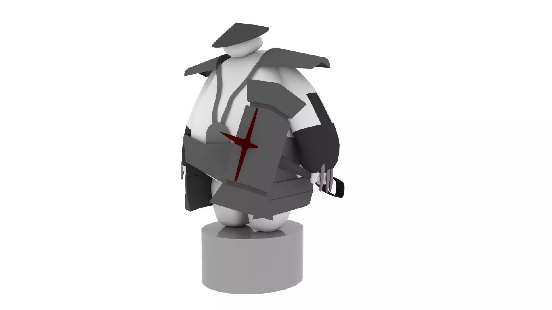 BayMaxWar person 3D model_0