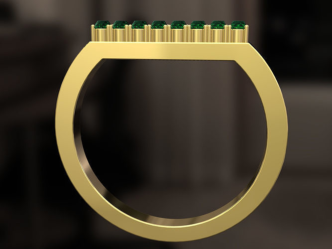 Right angle ring 3D print model