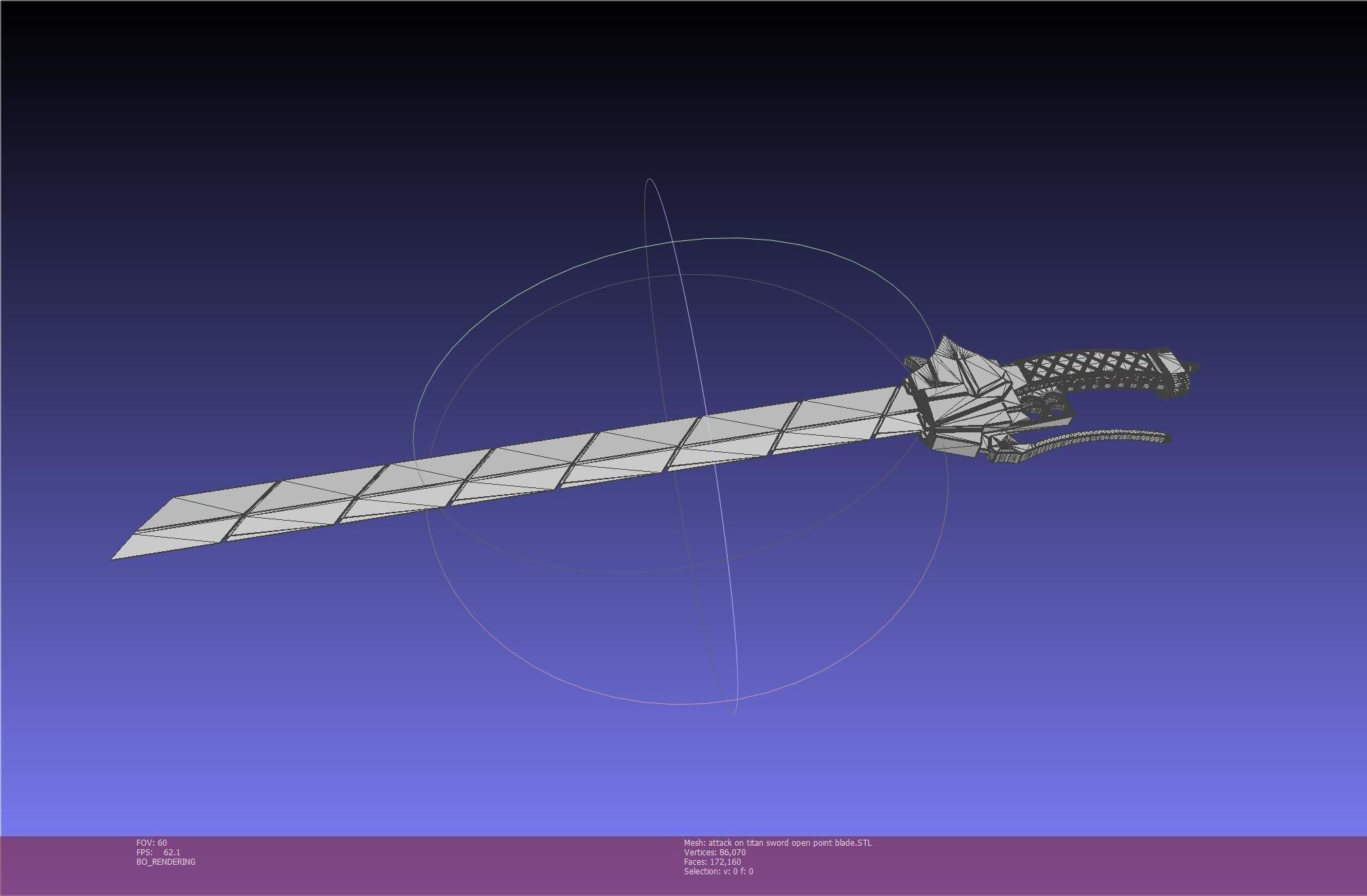 Attack On Titan Sword Basic Printable Replica 3D print model_78