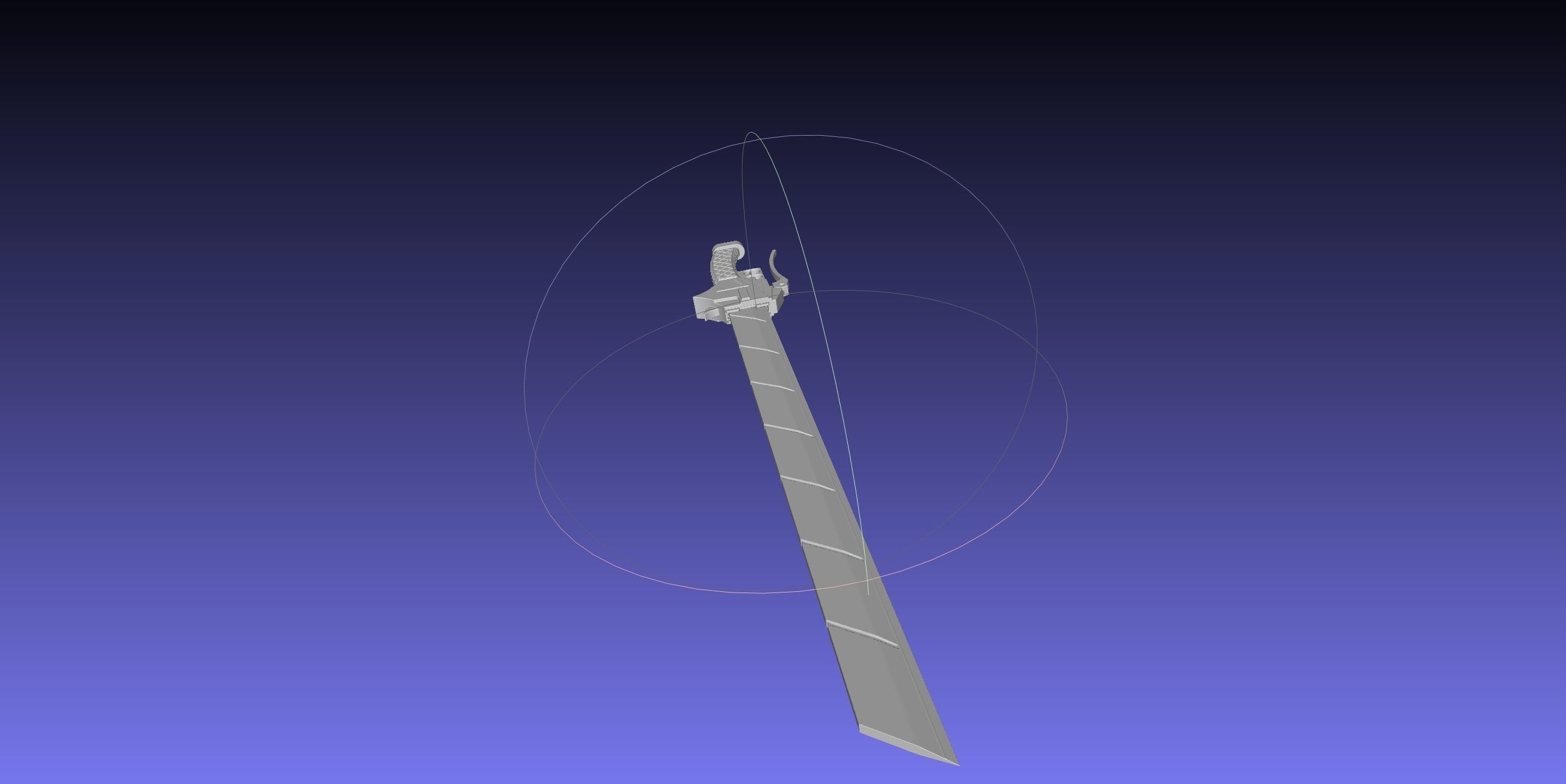 Attack On Titan Sword Basic Printable Replica 3D print model_16