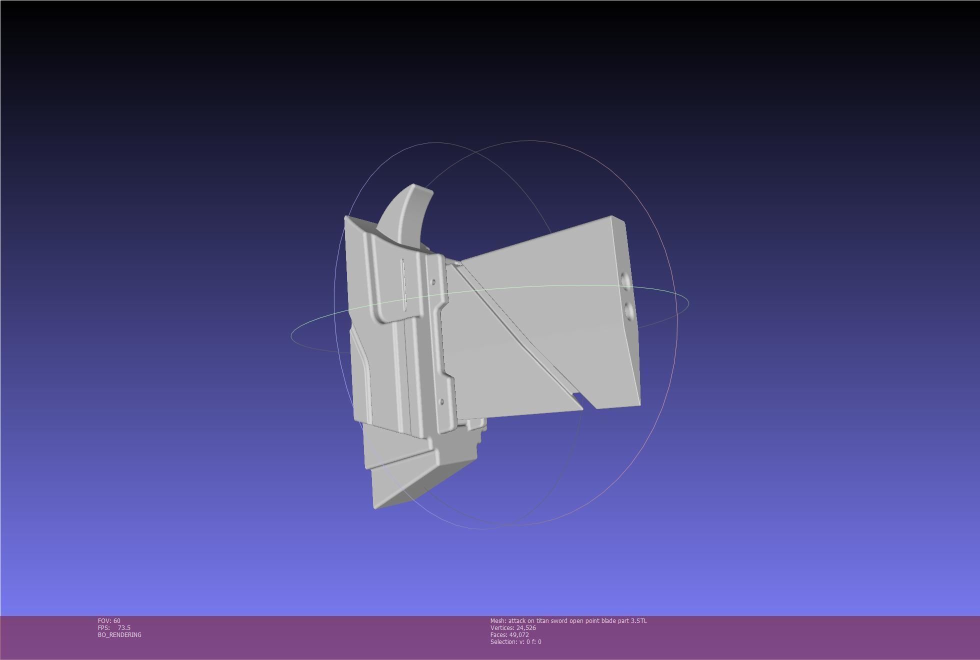 Attack On Titan Sword Basic Printable Replica 3D print model_118