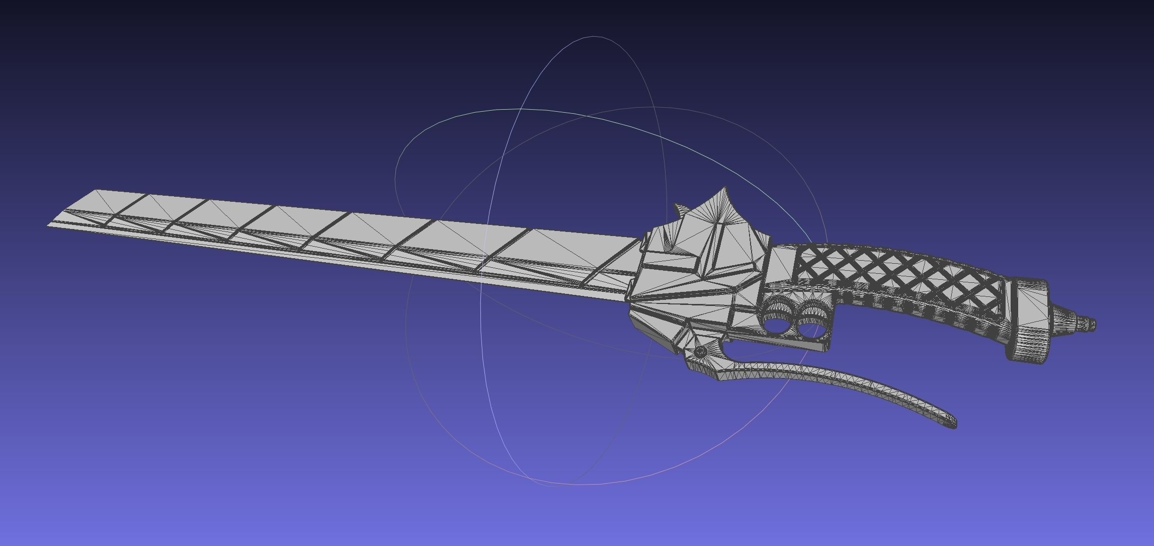 Attack On Titan Sword Basic Printable Replica 3D print model_5