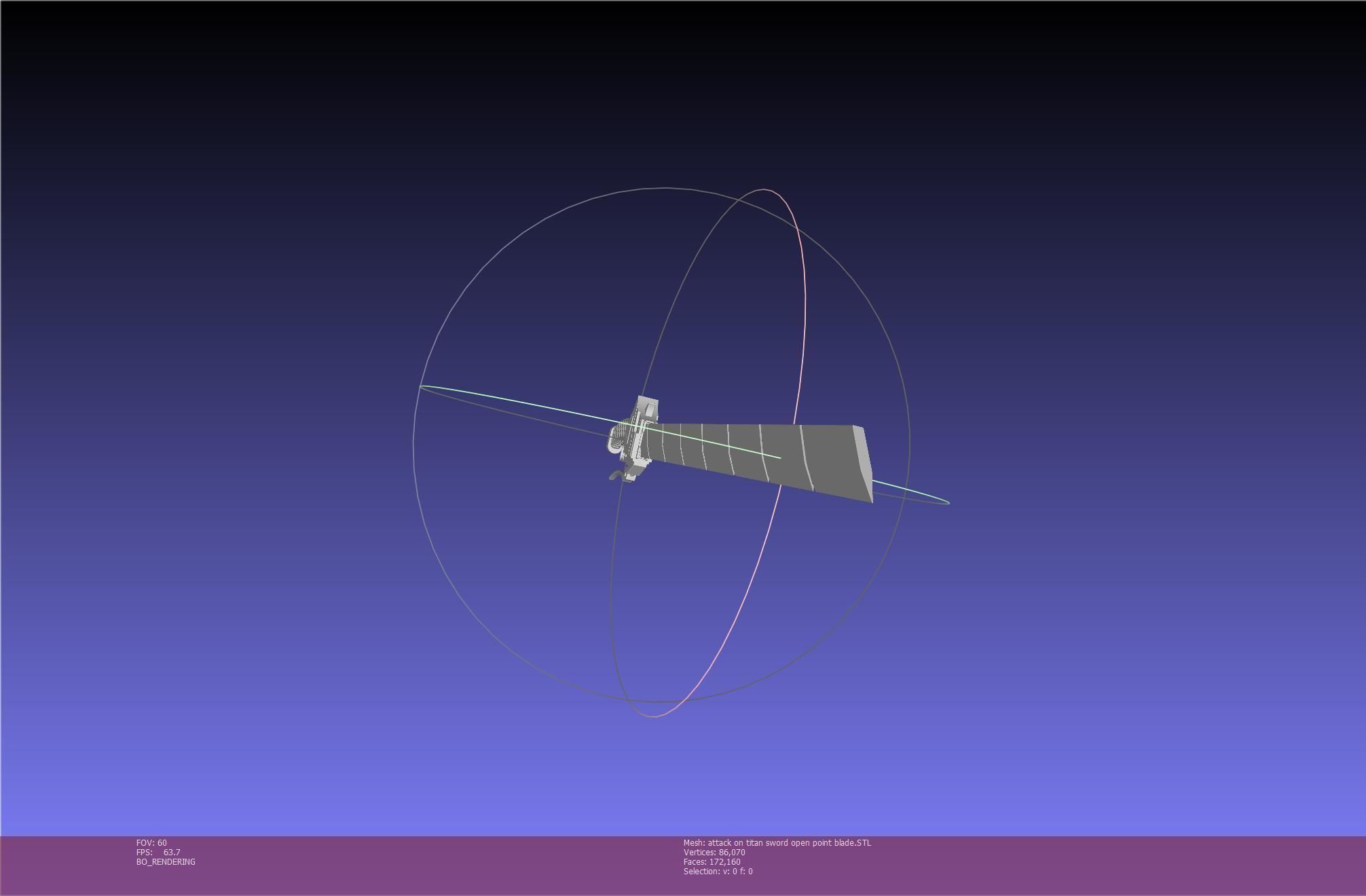 Attack On Titan Sword Basic Printable Replica 3D print model_57