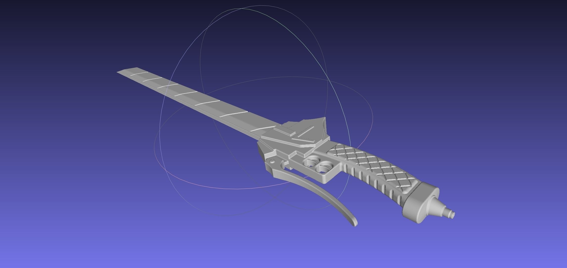 Attack On Titan Sword Basic Printable Replica 3D print model_35