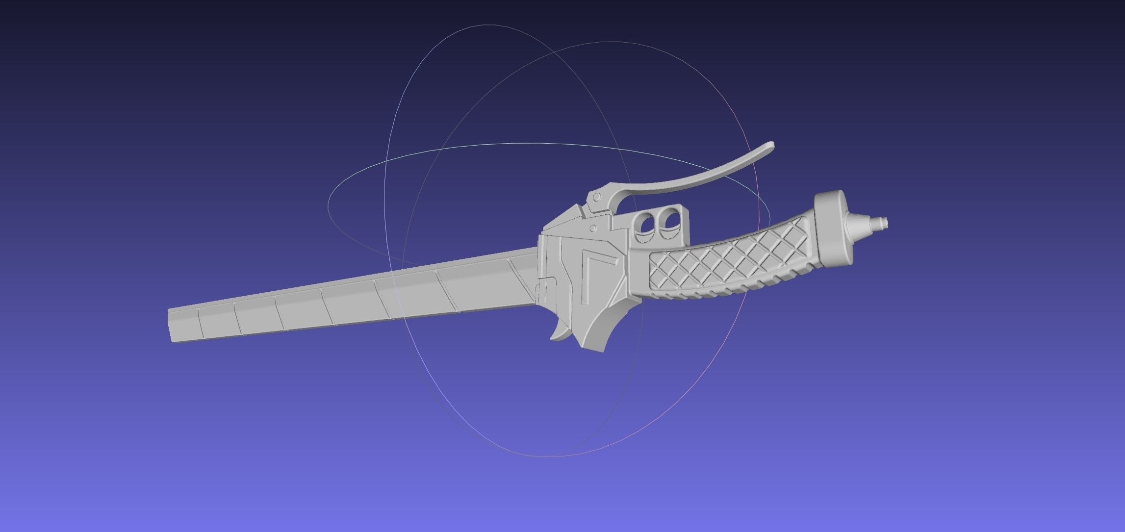 Attack On Titan Sword Basic Printable Replica 3D print model_1