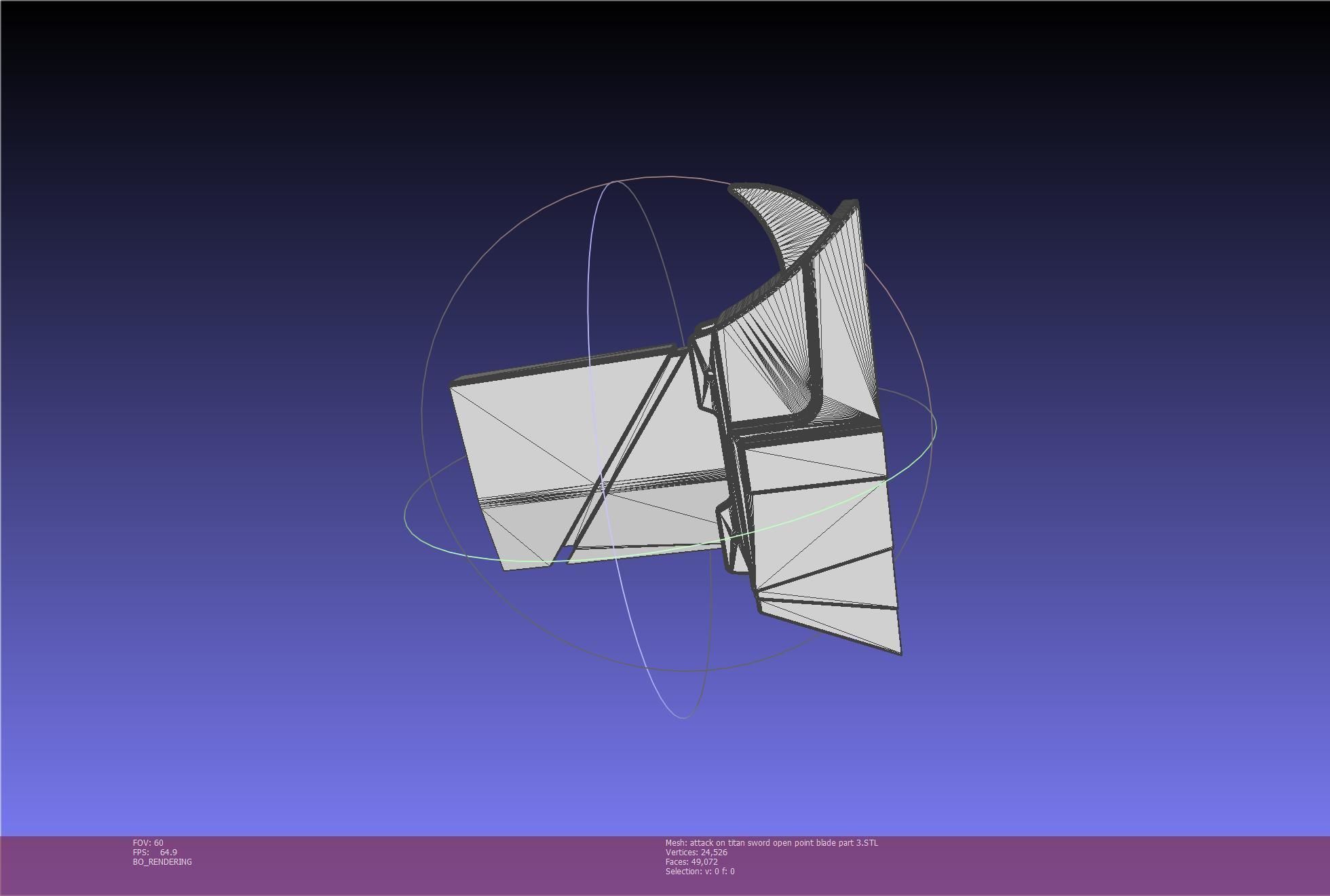 Attack On Titan Sword Basic Printable Replica 3D print model_116