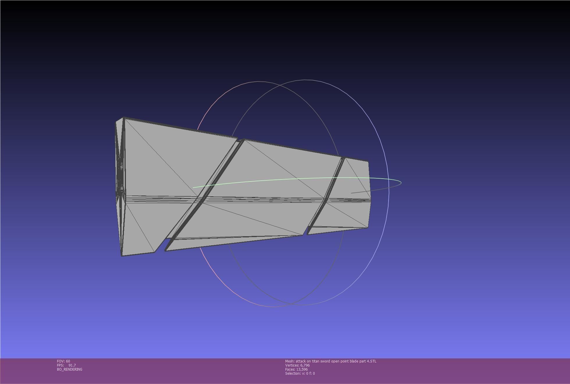 Attack On Titan Sword Basic Printable Replica 3D print model_120