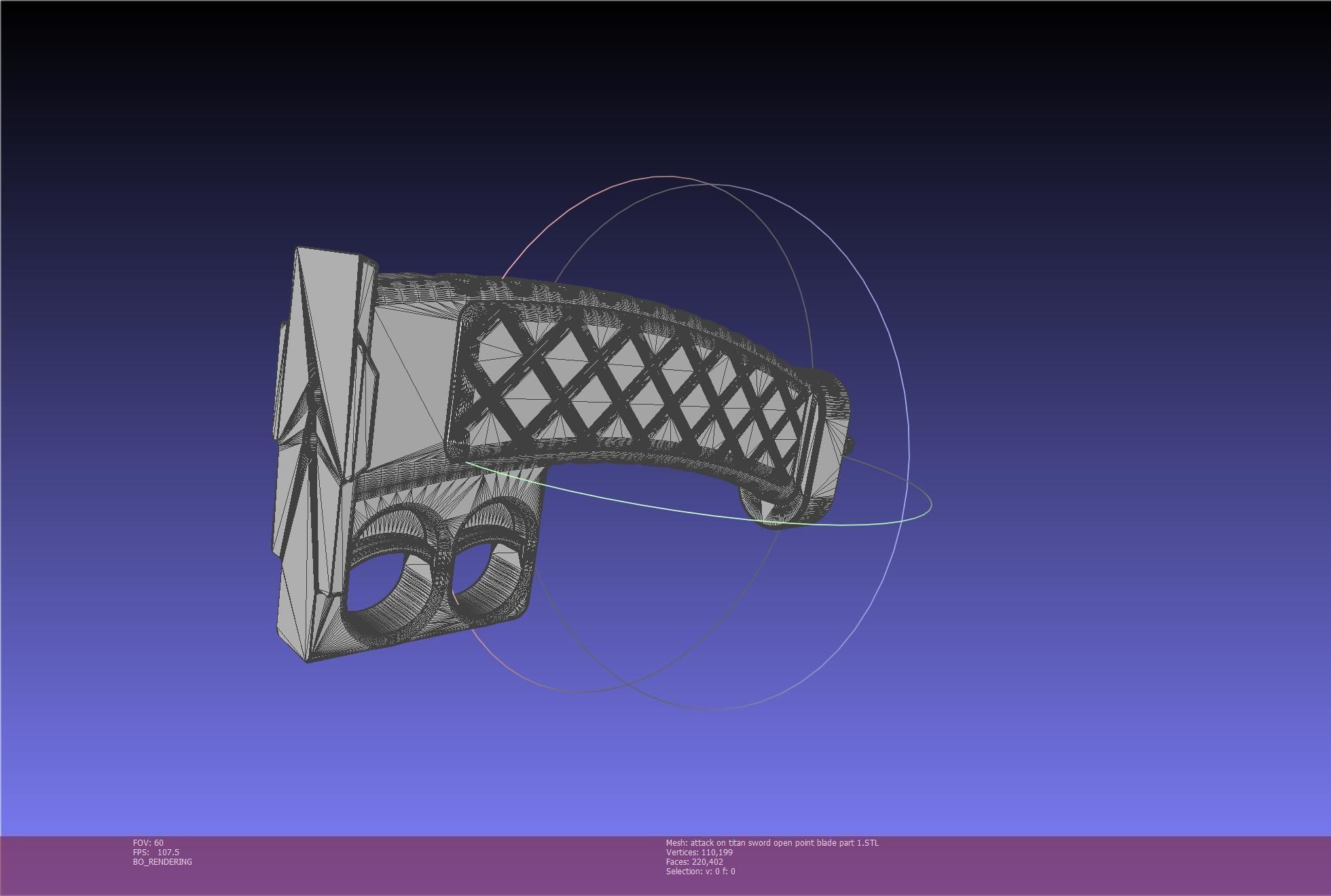 Attack On Titan Sword Basic Printable Replica 3D print model_94