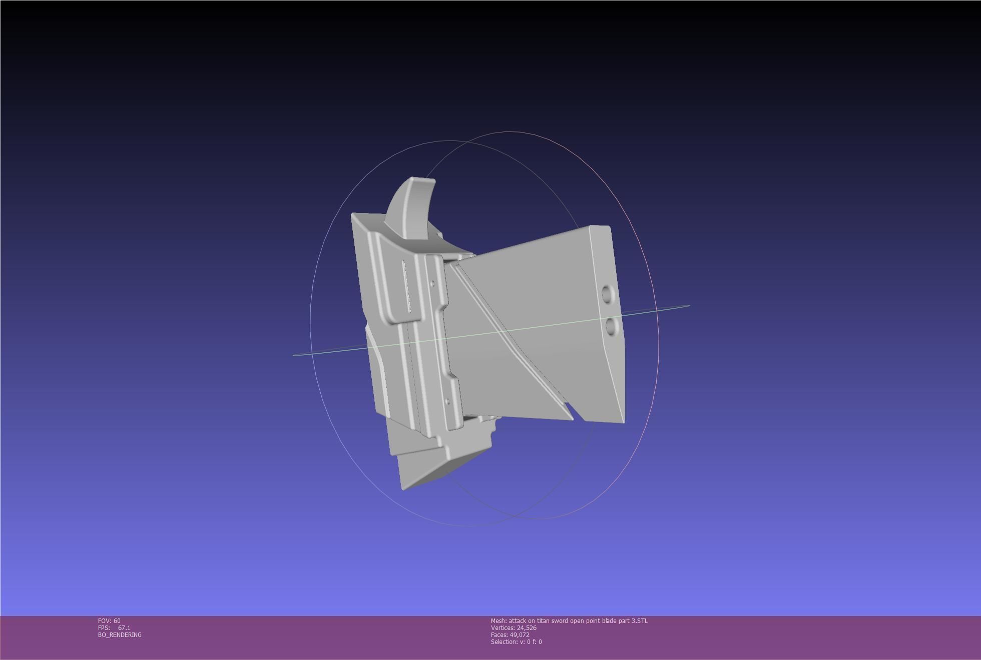 Attack On Titan Sword Basic Printable Replica 3D print model_117