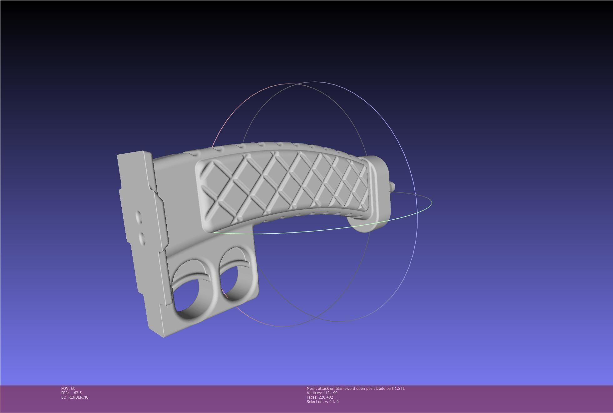 Attack On Titan Sword Basic Printable Replica 3D print model_99