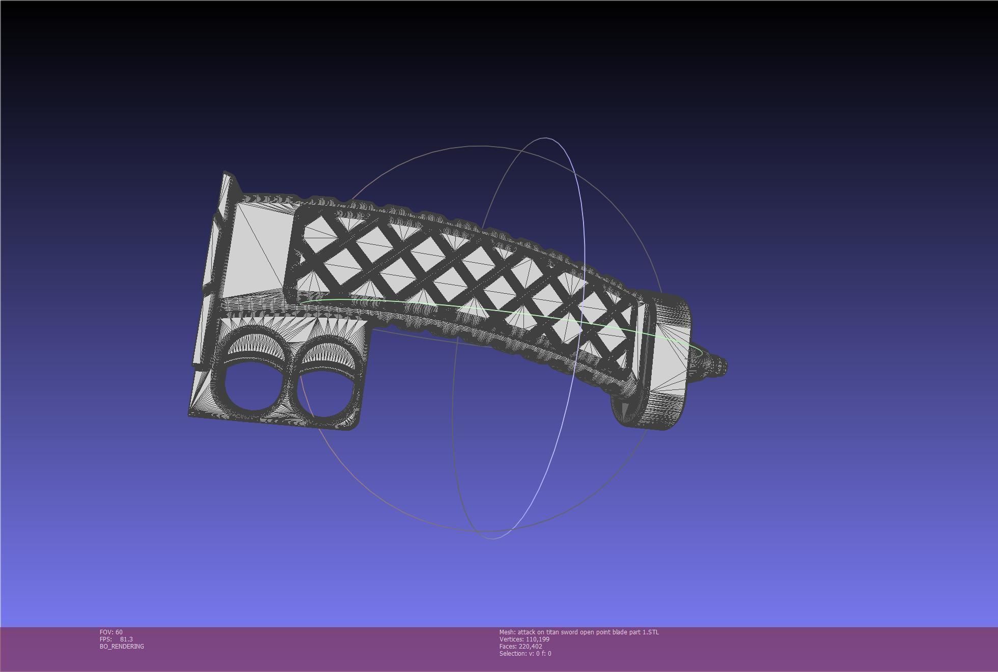 Attack On Titan Sword Basic Printable Replica 3D print model_102