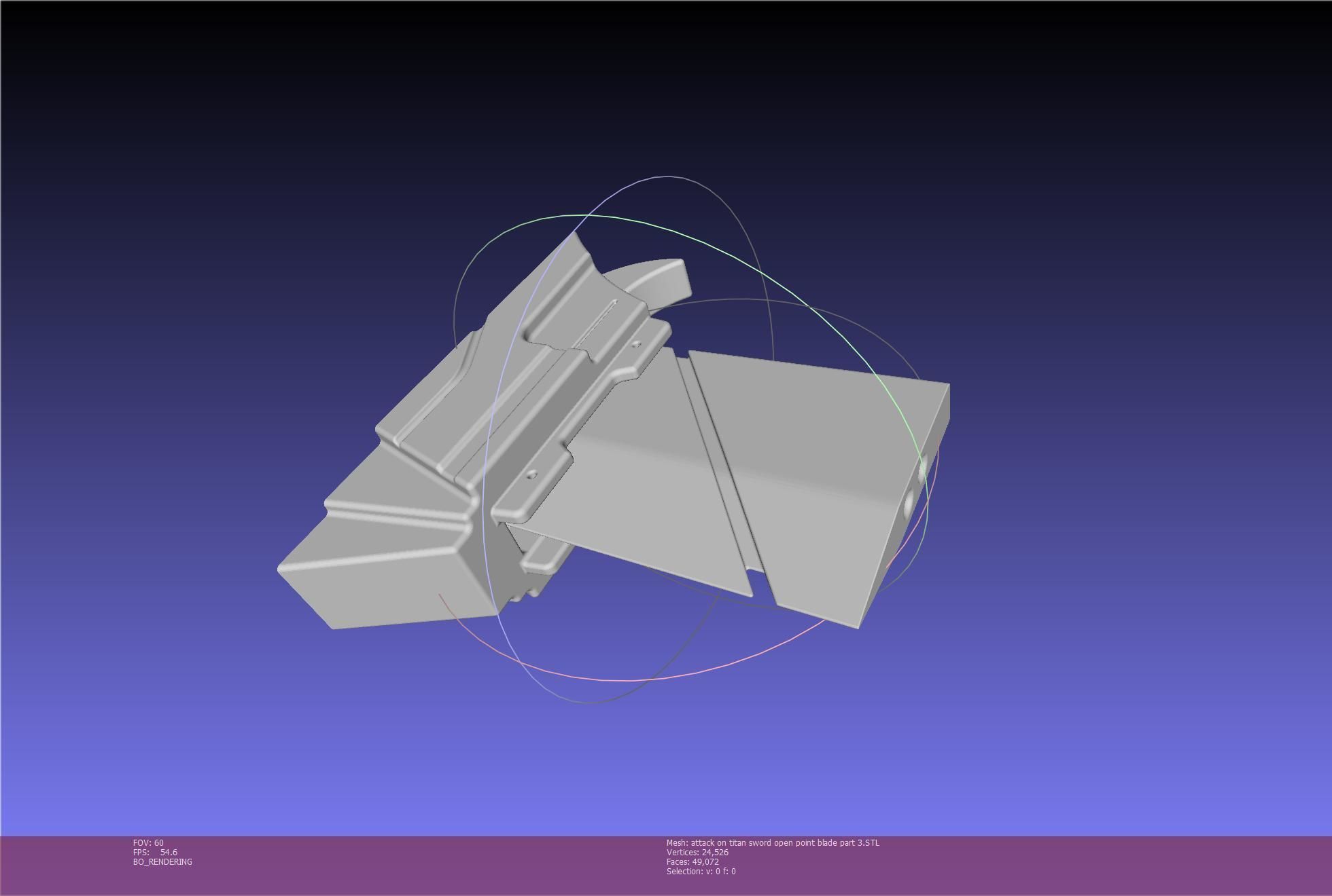 Attack On Titan Sword Basic Printable Replica 3D print model_108