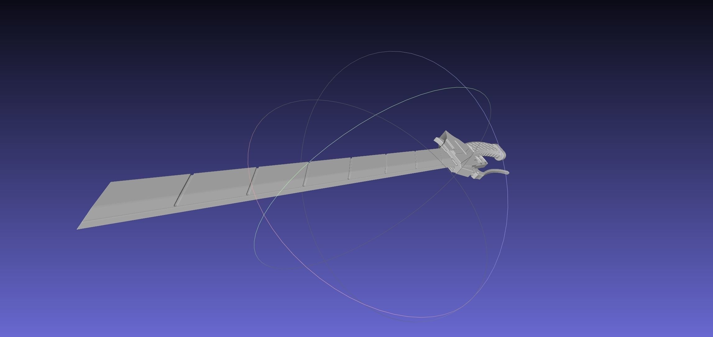Attack On Titan Sword Basic Printable Replica 3D print model_7