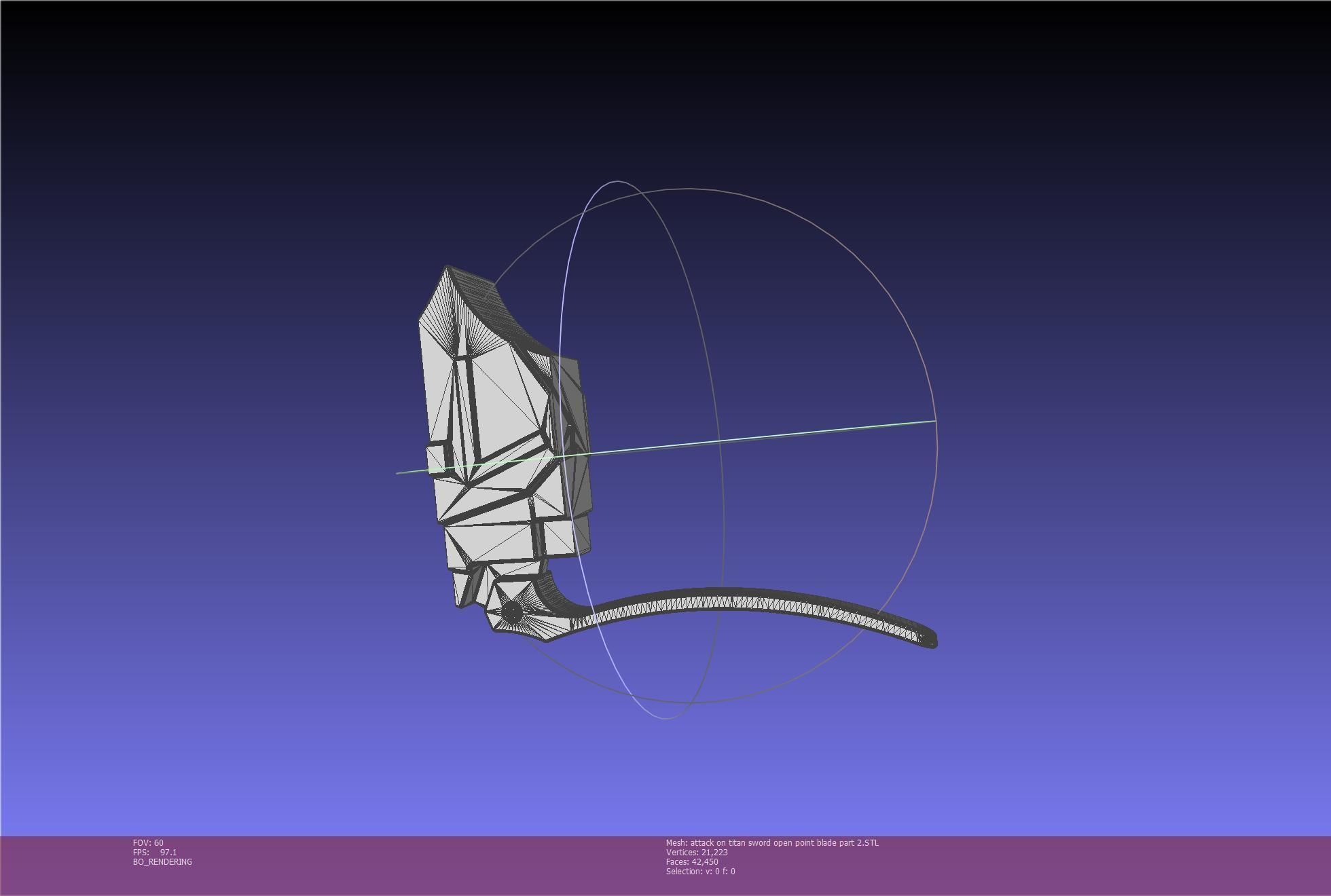 Attack On Titan Sword Basic Printable Replica 3D print model_104