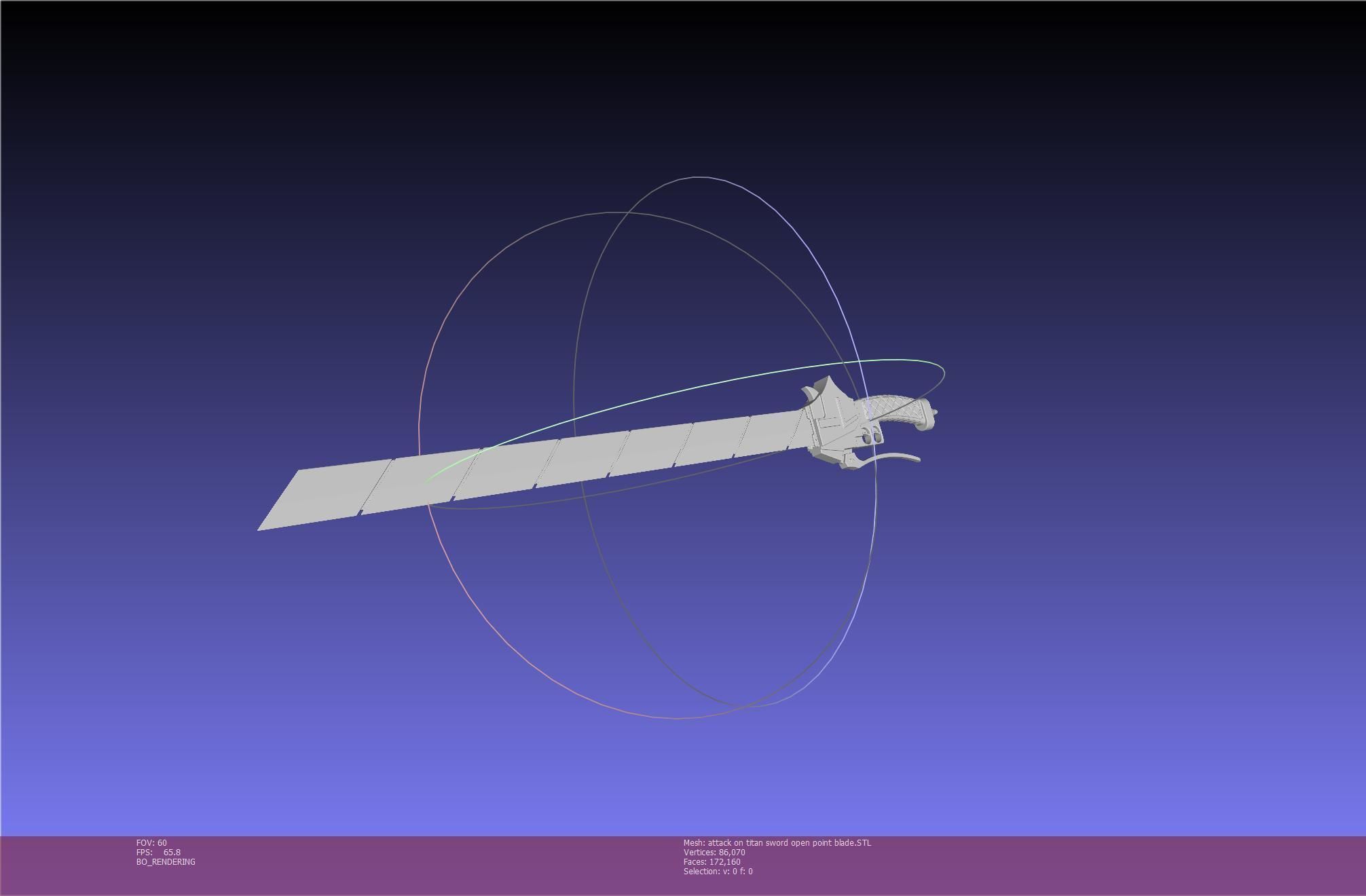 Attack On Titan Sword Basic Printable Replica 3D print model_76