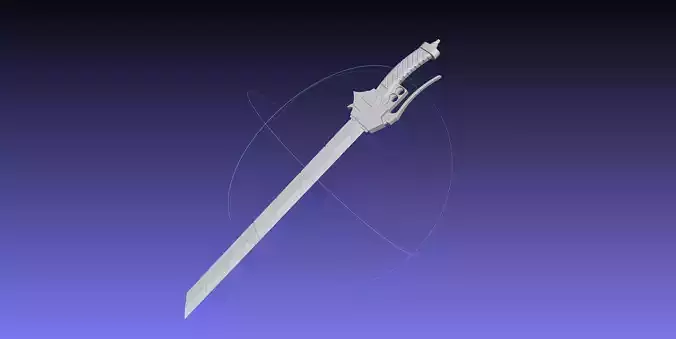 Attack On Titan Sword Basic Printable Replica 3D print model