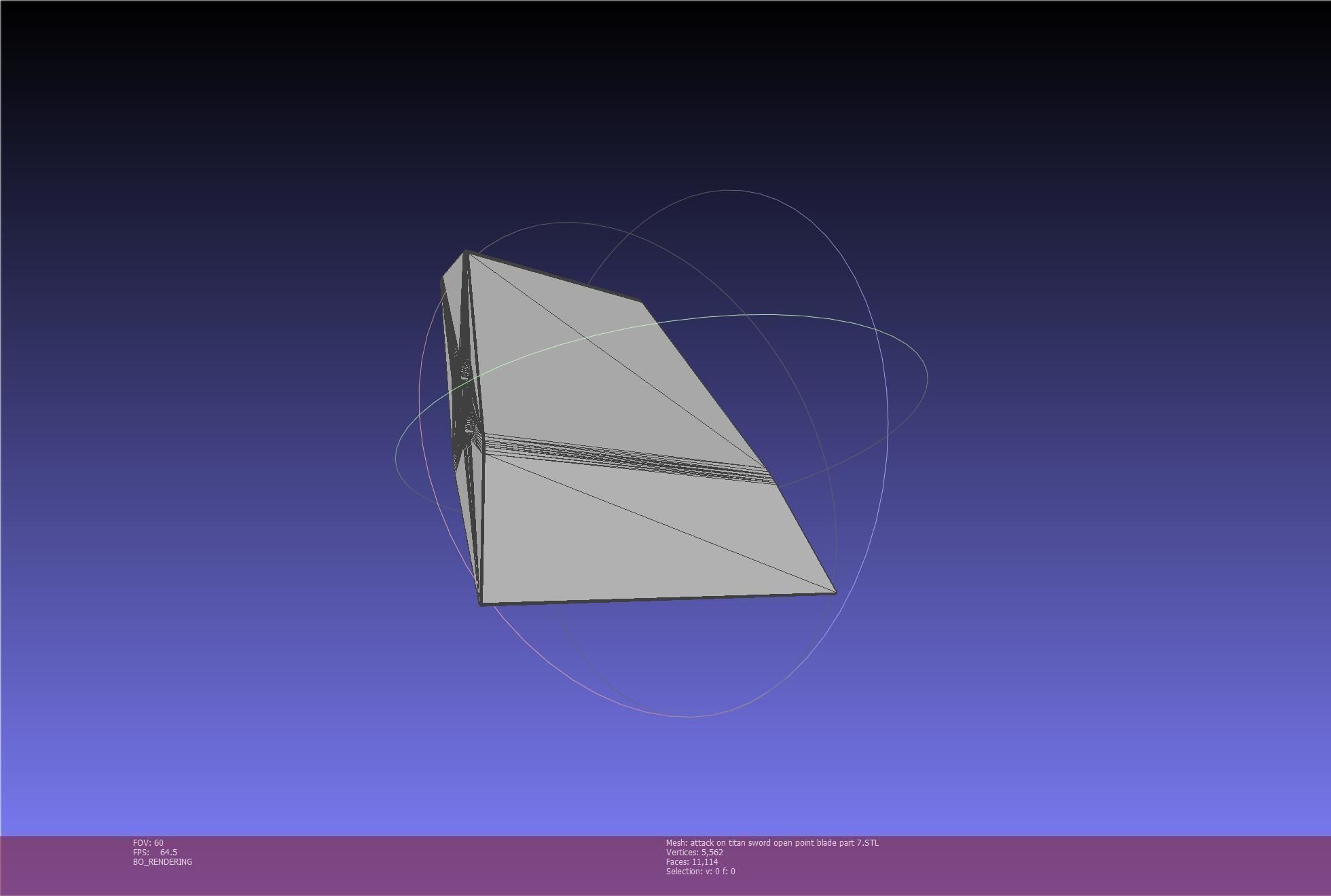 Attack On Titan Sword Basic Printable Replica 3D print model_124