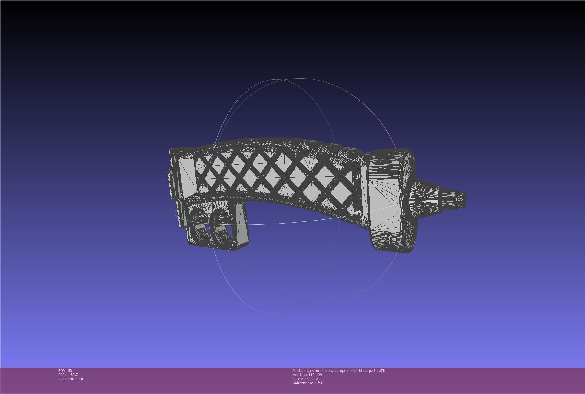 Attack On Titan Sword Basic Printable Replica 3D print model_96