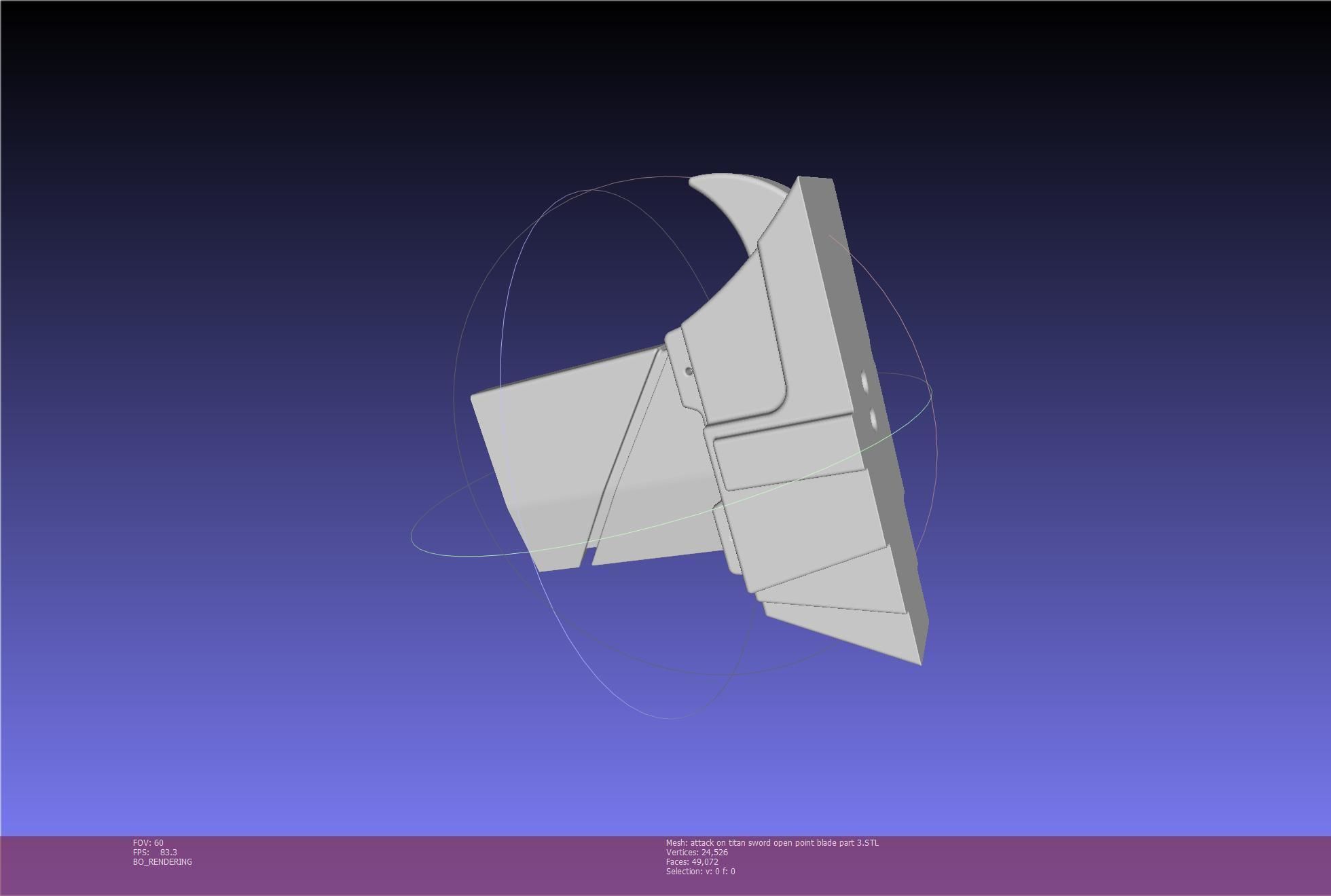 Attack On Titan Sword Basic Printable Replica 3D print model_112