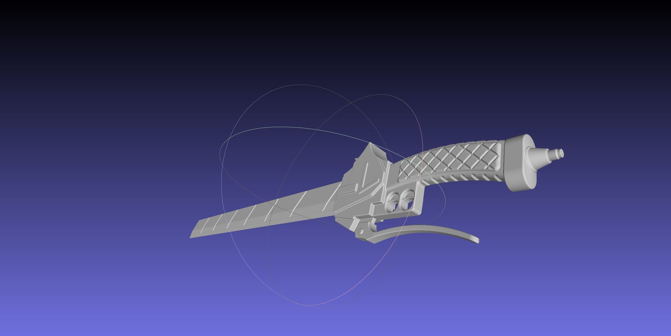 Attack On Titan Sword Basic Printable Replica 3D print model_13