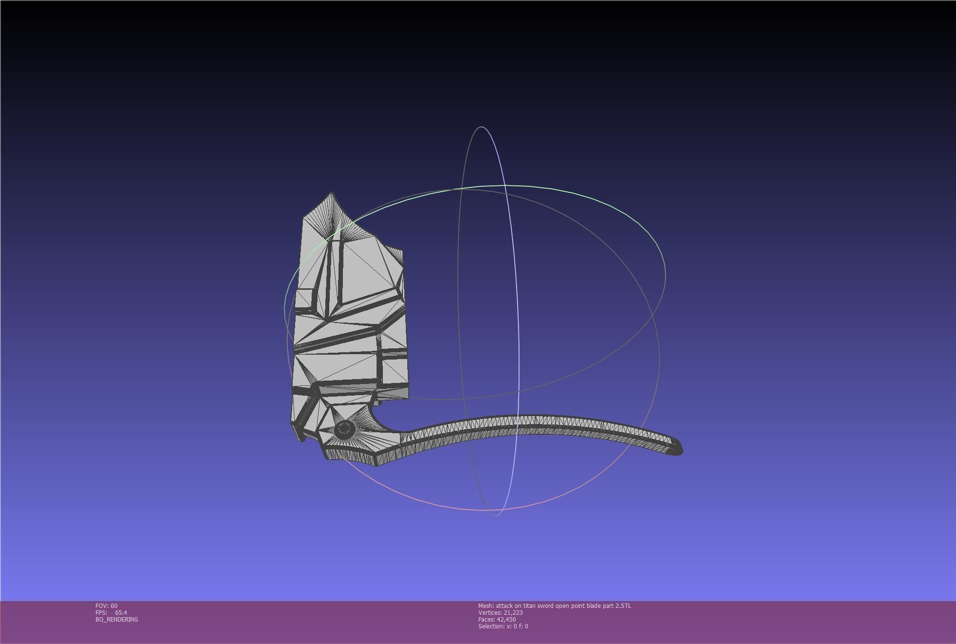 Attack On Titan Sword Basic Printable Replica 3D print model_105