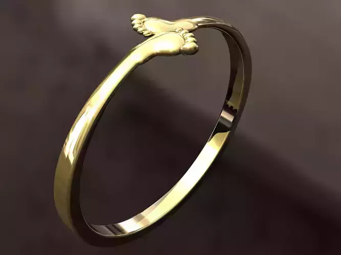 Baby feet ring