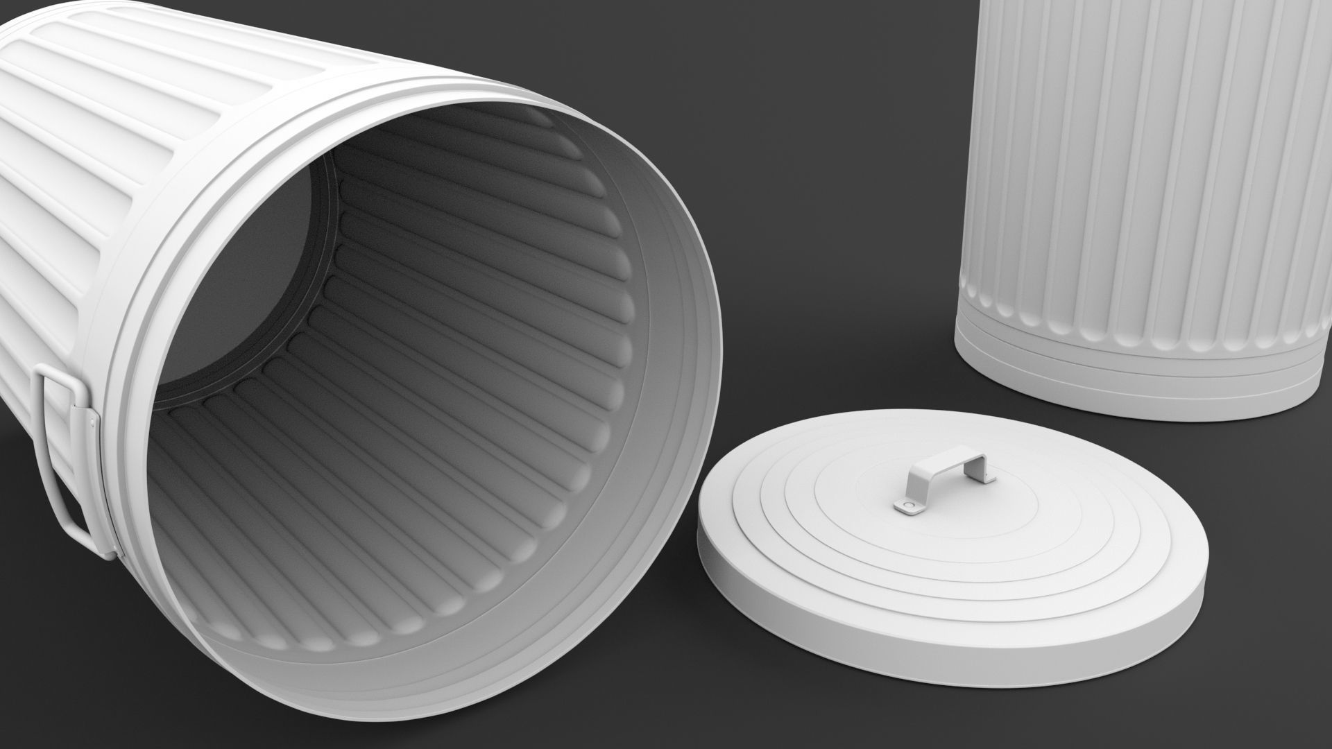 trash can 3D model_4