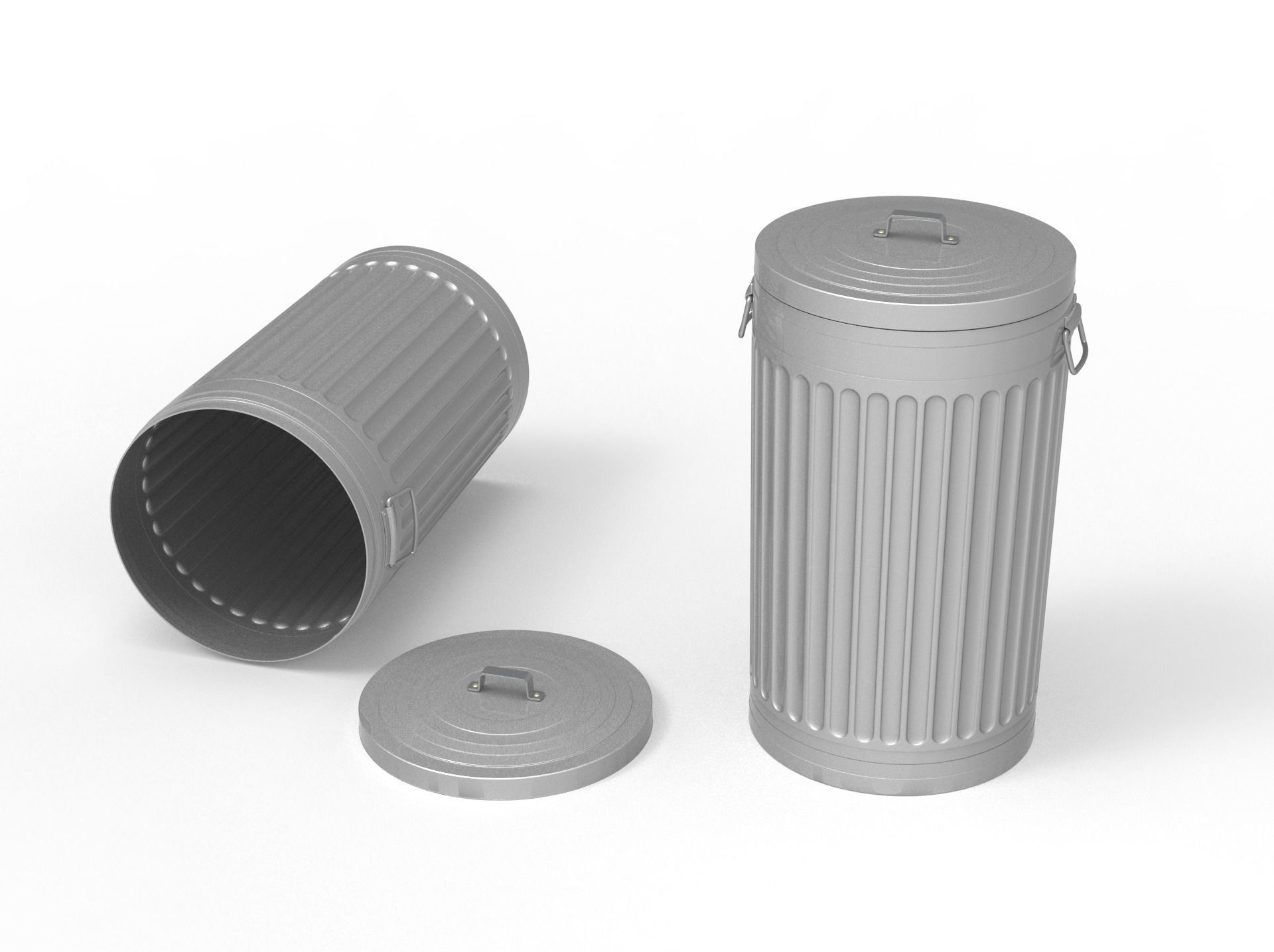 trash can 3D model_1