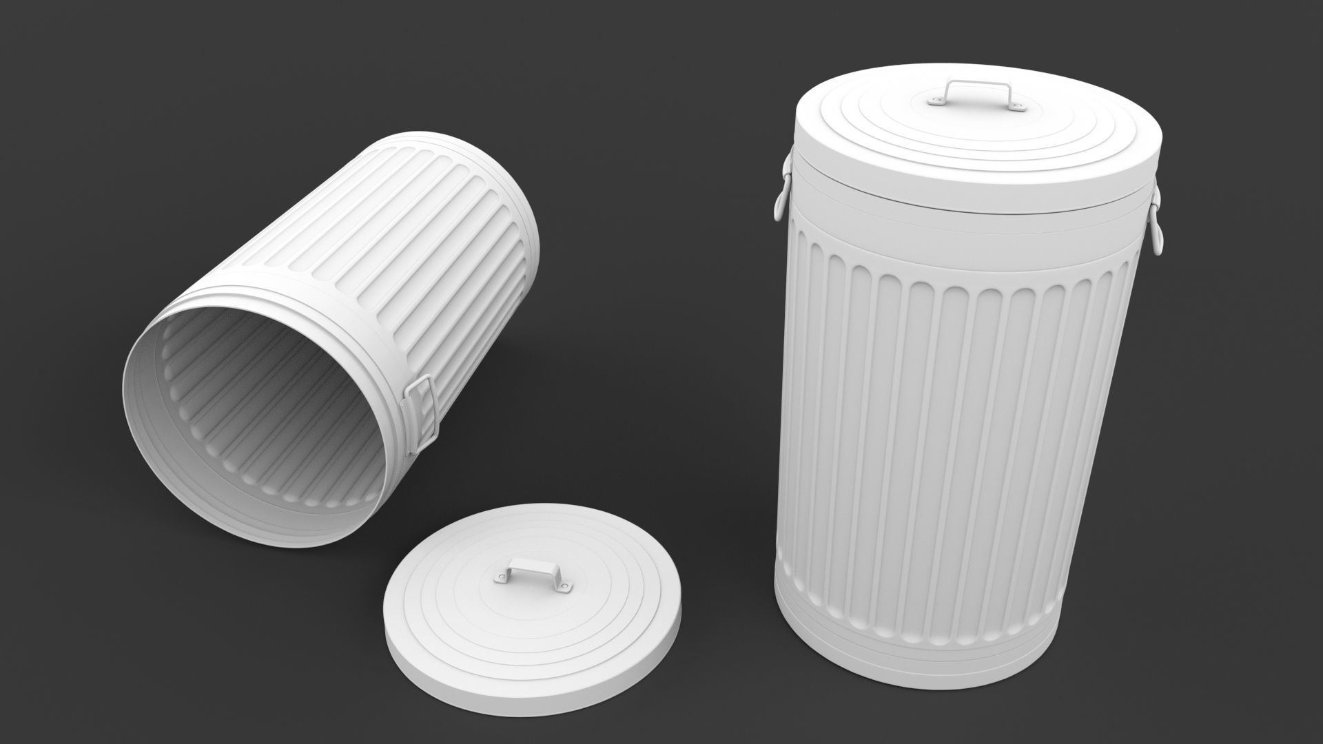 trash can 3D model_3
