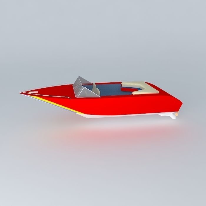 SPEED BOAT 3D model_2