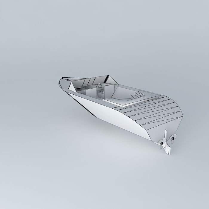 SPEED BOAT 3D model_4