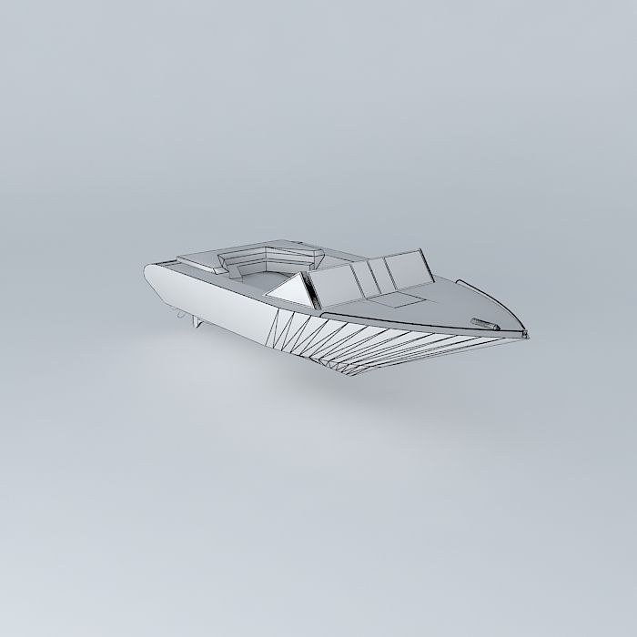 SPEED BOAT 3D model_3