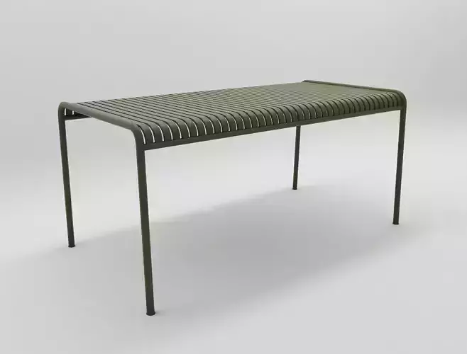 3D olive palissade wide table hay design