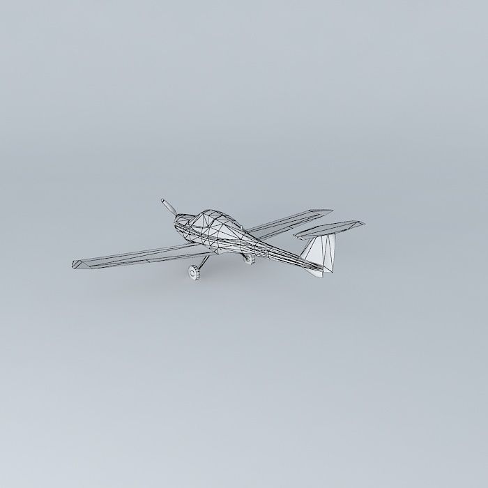 plane copy for antics 3D model_4