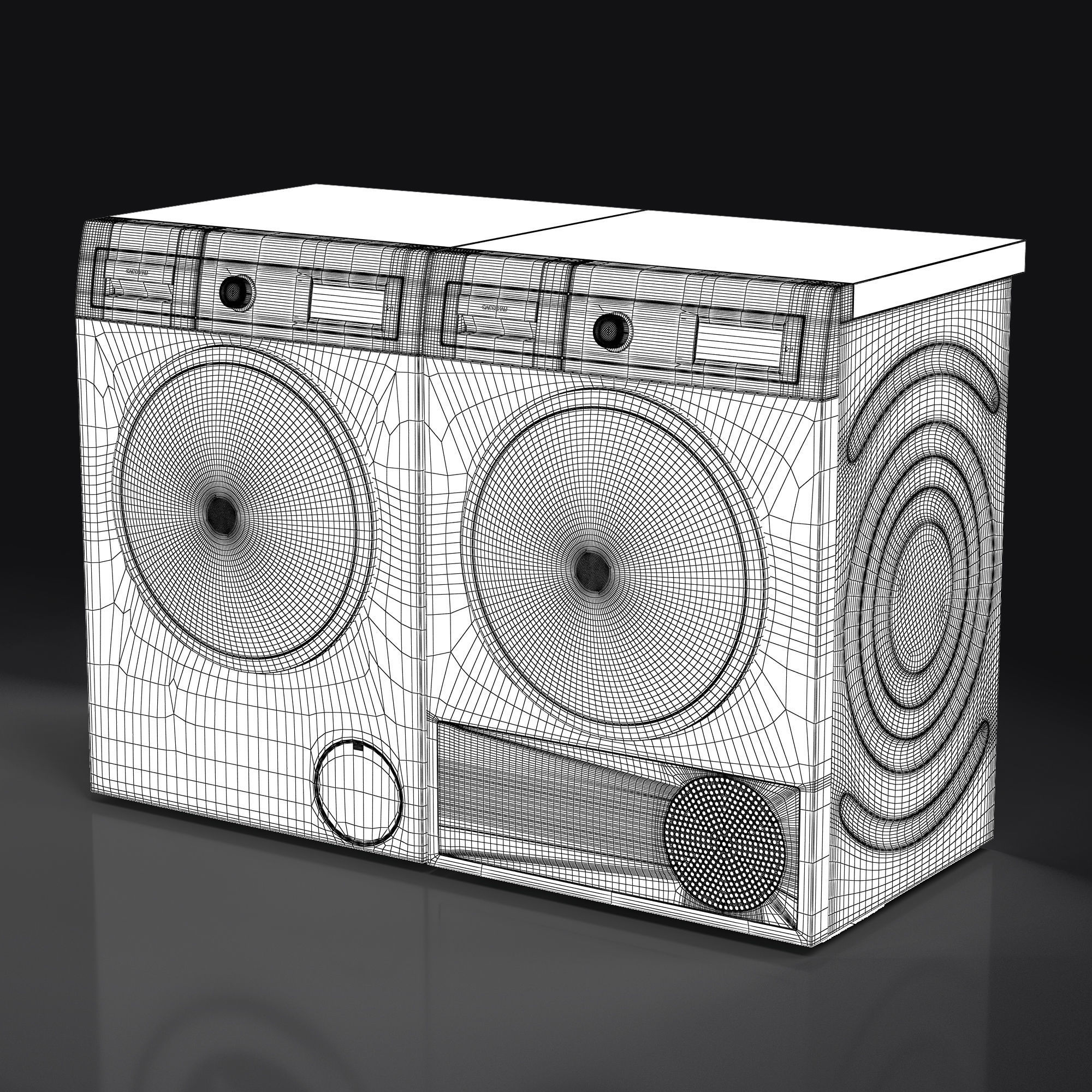 Gaggenau 200 series WM260163 and Gaggenau WT260101 3D model_7