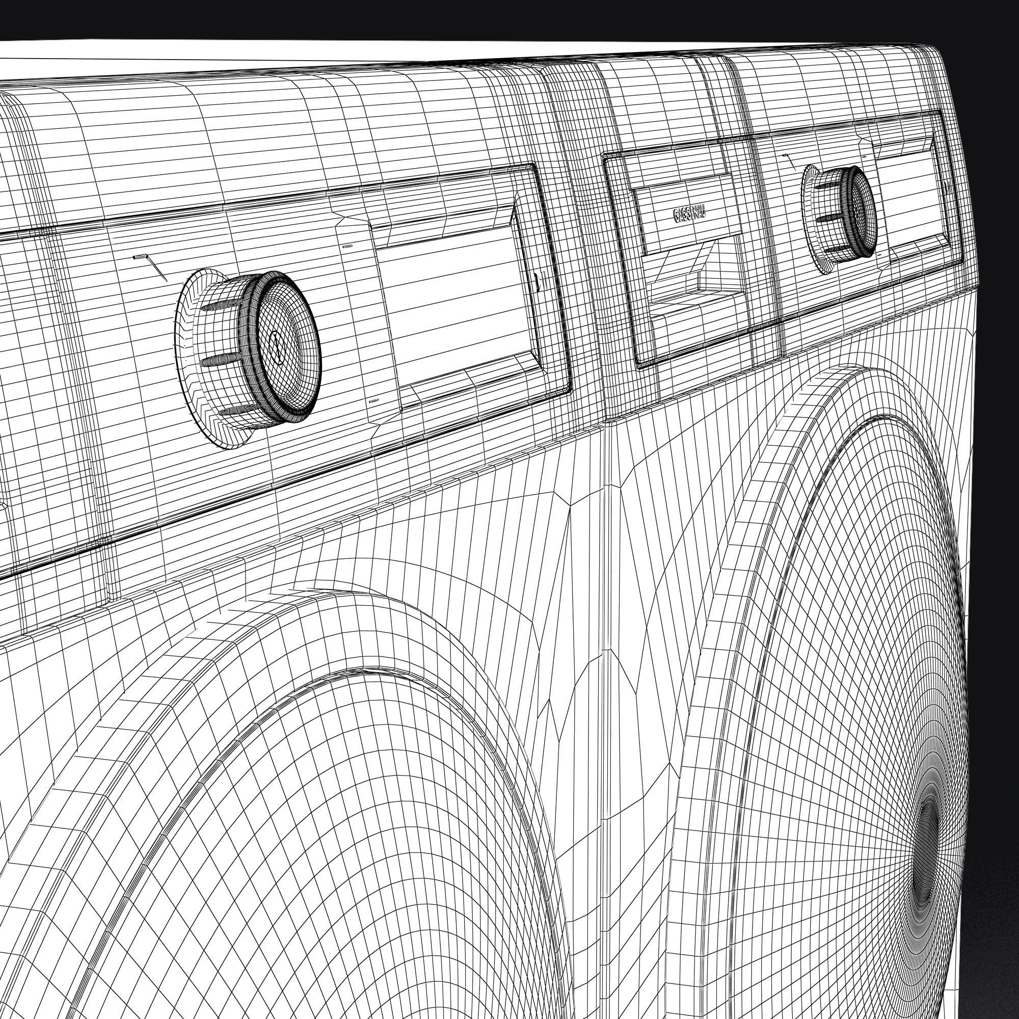 Gaggenau 200 series WM260163 and Gaggenau WT260101 3D model_9