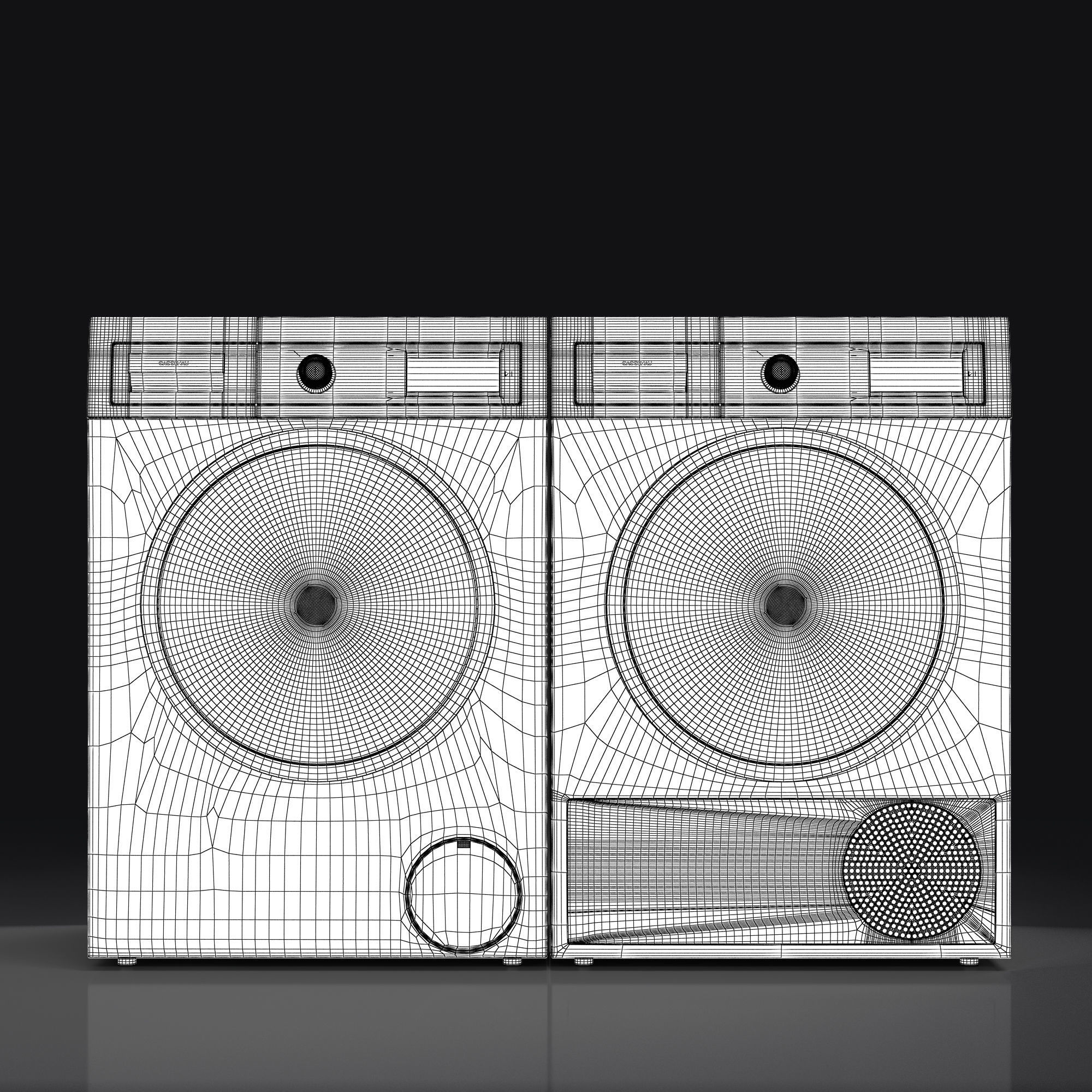 Gaggenau 200 series WM260163 and Gaggenau WT260101 3D model_8