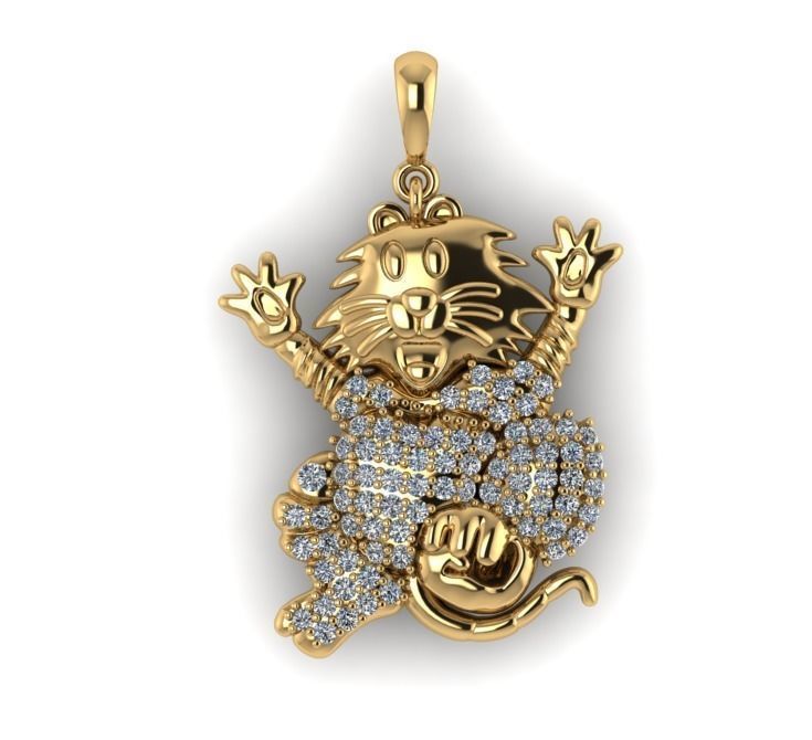 cat jewelry  Free 3D print model_5