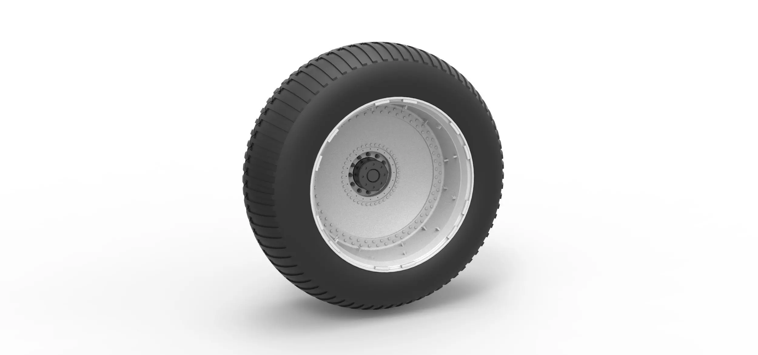 Wheel from vintage monster truck Scale 1 to 25 3D print model_0