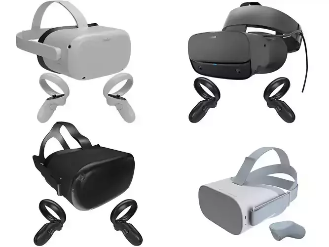 Oculus VR Headset 2020 Collection 3D model