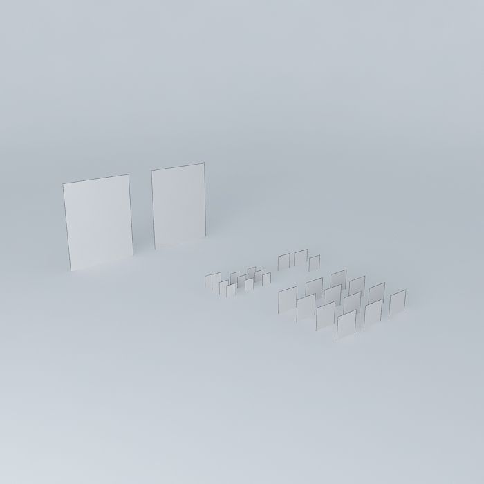Texture 1 two squares Free 3D model_3
