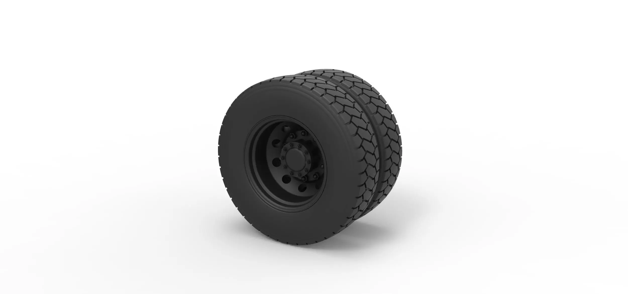  Rear wheel from truck 3D print model_0