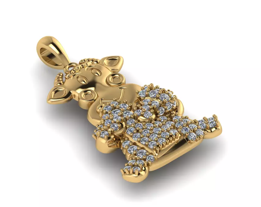 cows jewelry Free 3D print model