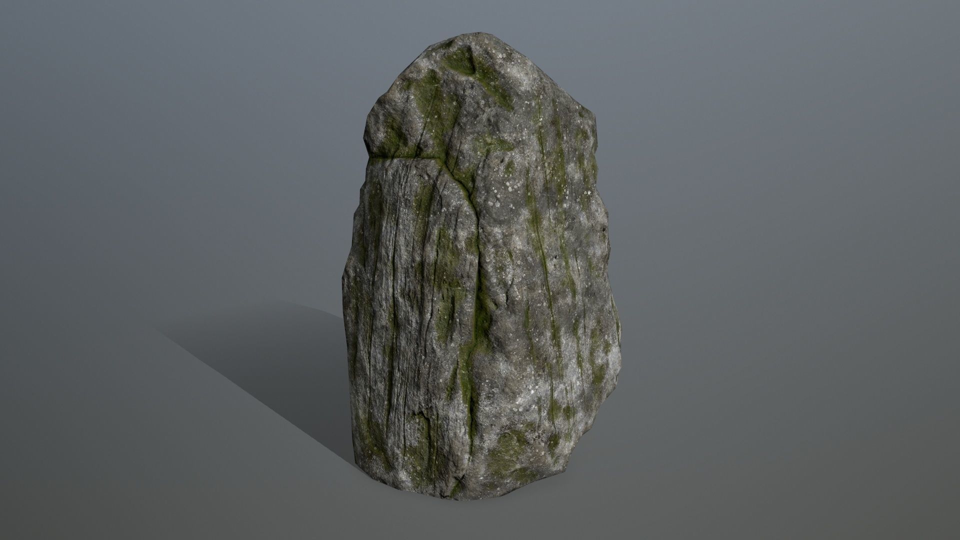 forest rocks set Low-poly 3D model_4