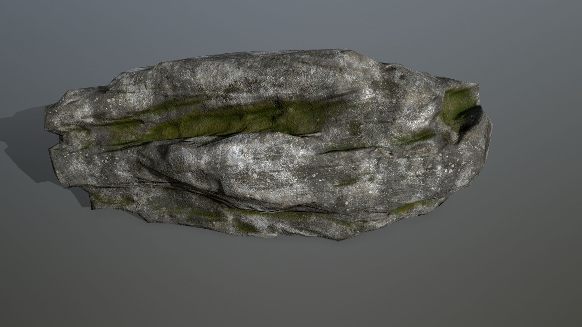 forest rocks set Low-poly 3D model_7