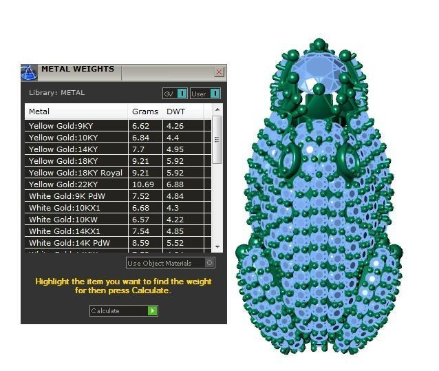 frog diamond 3D print model_4