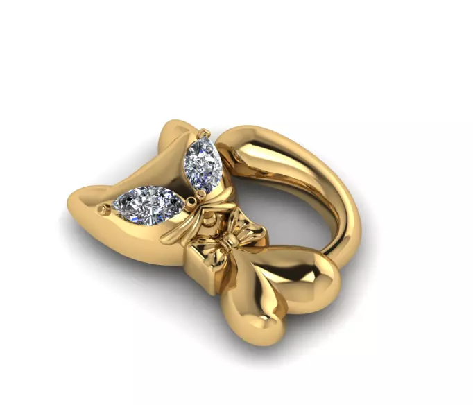 cat jewelry Free 3D print model