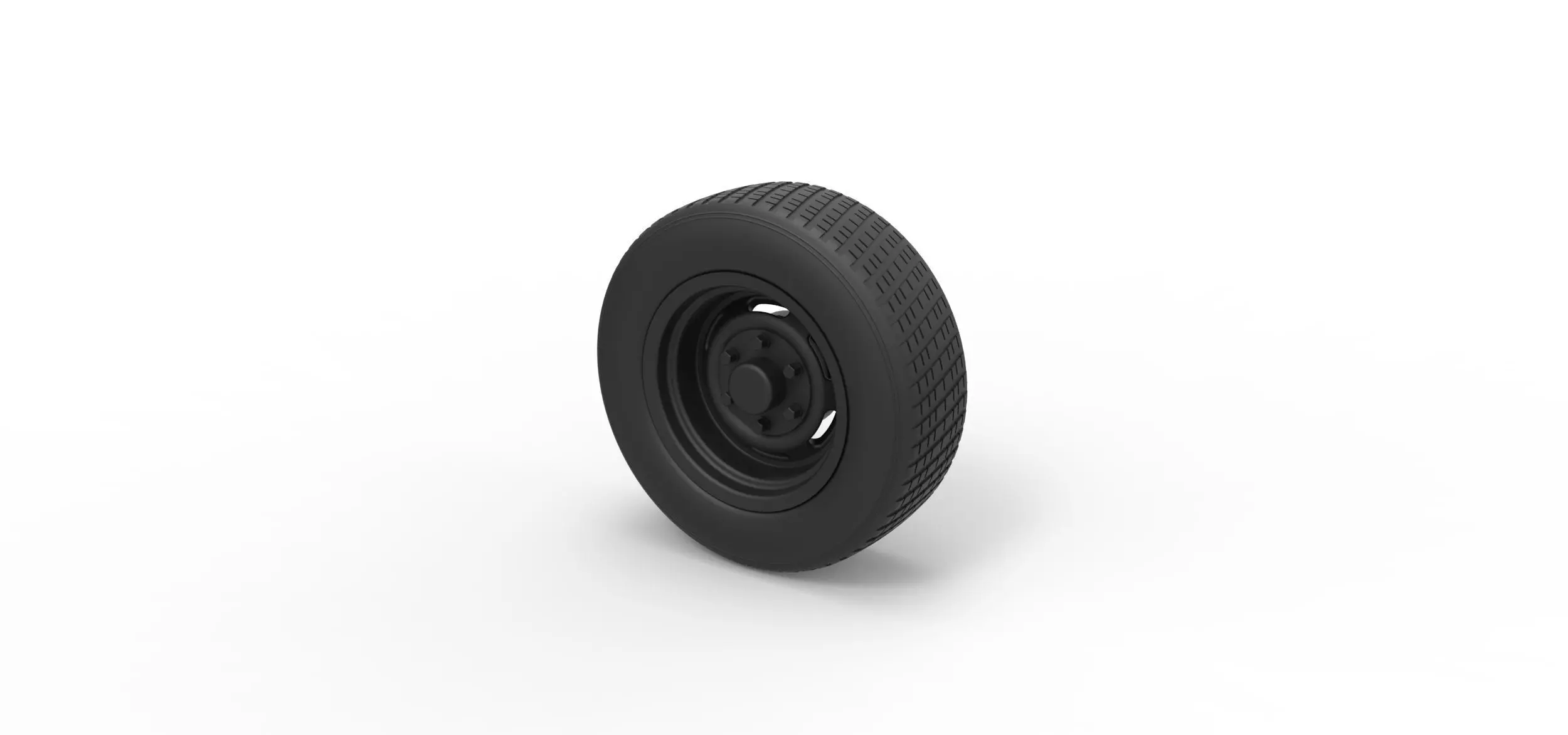 Car wheel 2 3D print model_0